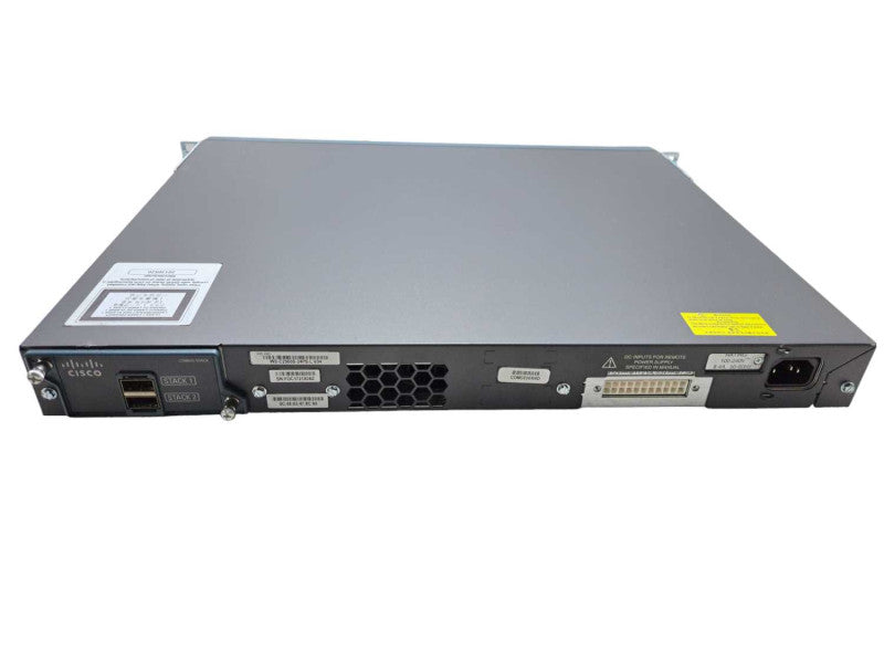 Cisco WS-C2960S-24PS-L | 24 Port Gigabit 370W PoE+ Switch w/ Stack Q)