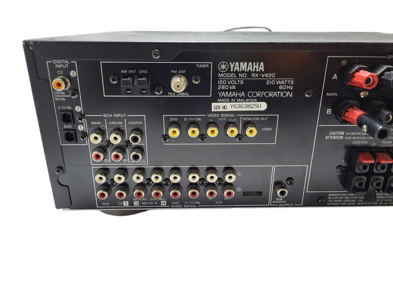 Yamaha RX-V420 Receiver ~ Home Theater Digital Surround Sound READ $