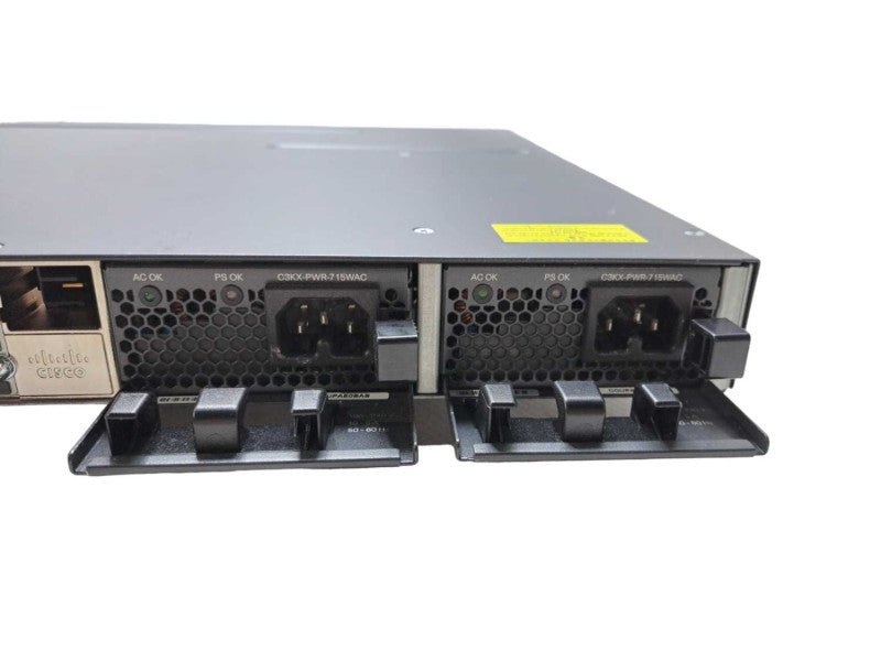 Cisco WS-C3560X-48P-S 48-Port Gigabit PoE+ Switch | 10G SFP Module 2x 715W PS )