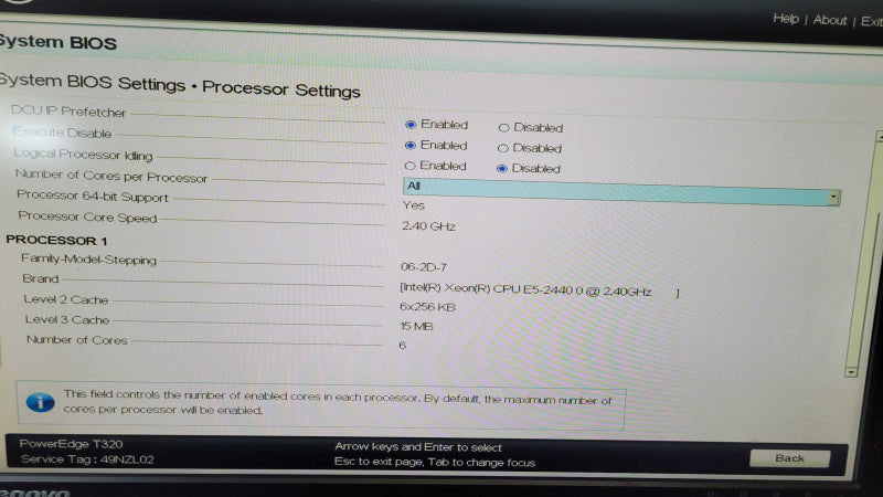 Dell PE T320 - Xeon E5-2440 0 | 32GB | PERC H710P | 2x 750W PSU %\t %