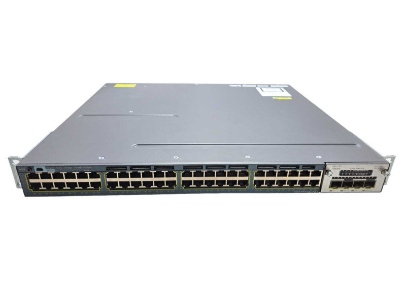 Cisco WS-C3560X-48P-S 48-Port Gigabit PoE+ Switch | 10G SFP Module 2x 350W PS )