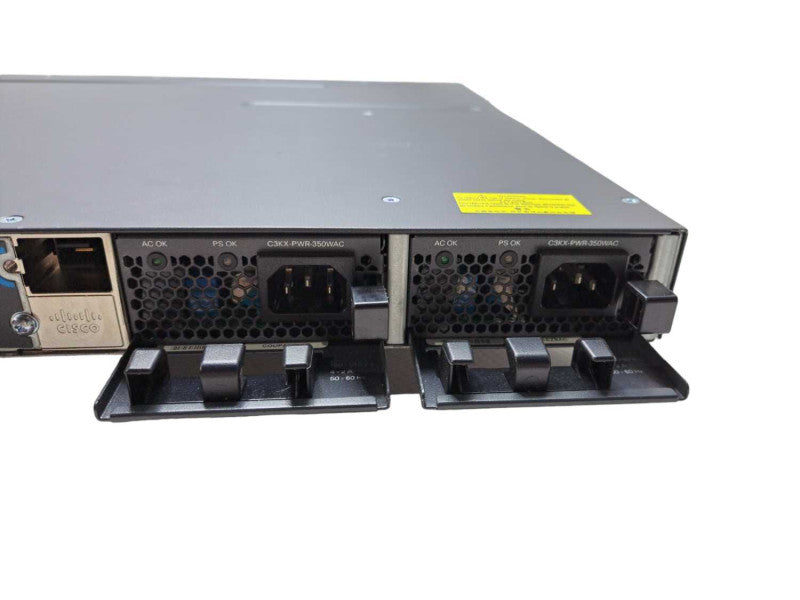 Cisco WS-C3560X-48P-S 48-Port Gigabit PoE+ Switch | 10G SFP Module 2x 350W PS )