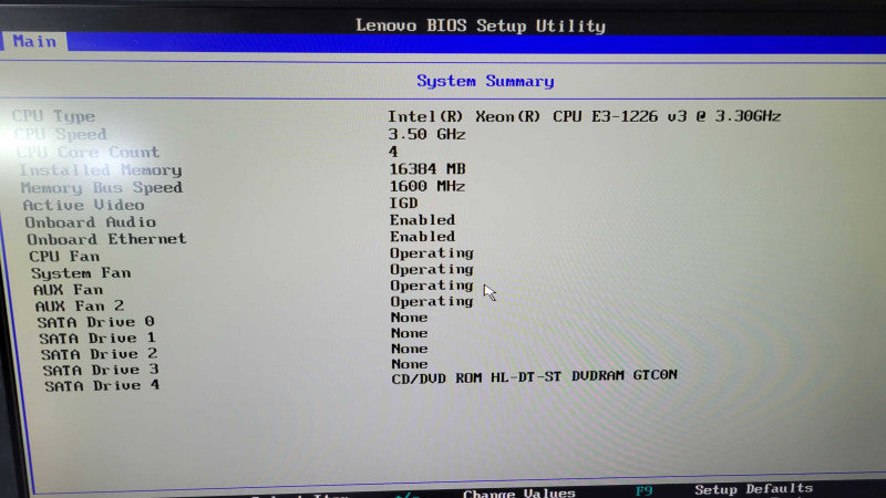 Lenovo ThinkServer TS140 - Xeon E3-1226 v3 | 16GB RAM | NO HDD %
