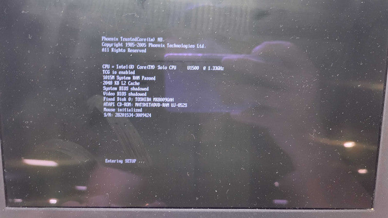 Sony Viao VGN-TXN25N - Core Solo U1500 | 1GB RAM | 80GB HDD %