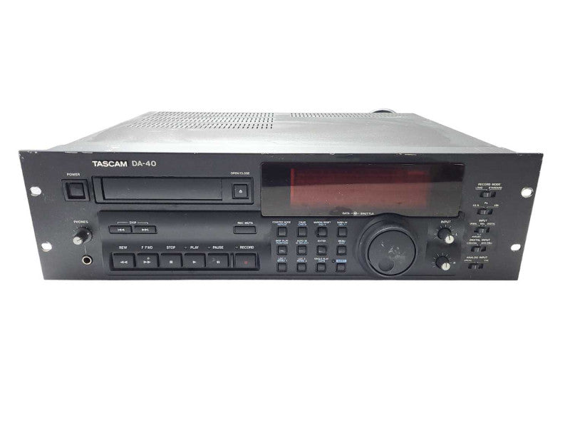 Tascam DA-40 Professional Digital Audio Tape Deck w/ Rack Ears READ $