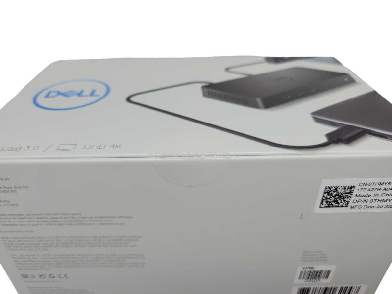 Dell D3100 Ultra HD 4K DisplayLink TDocking Station Q%
