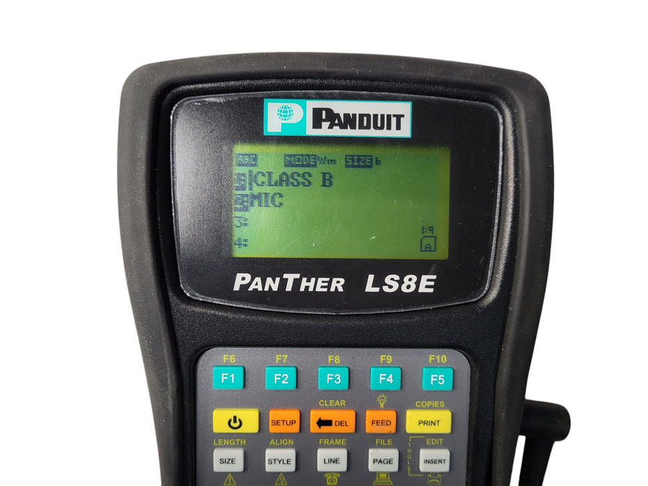 Panduit PanTher LS8E Portable Label Thermal Printer No AC $