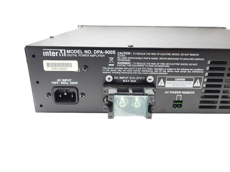 Inter-M - DPA900S 1x 900W 100v Power Amplifier 2U READ $