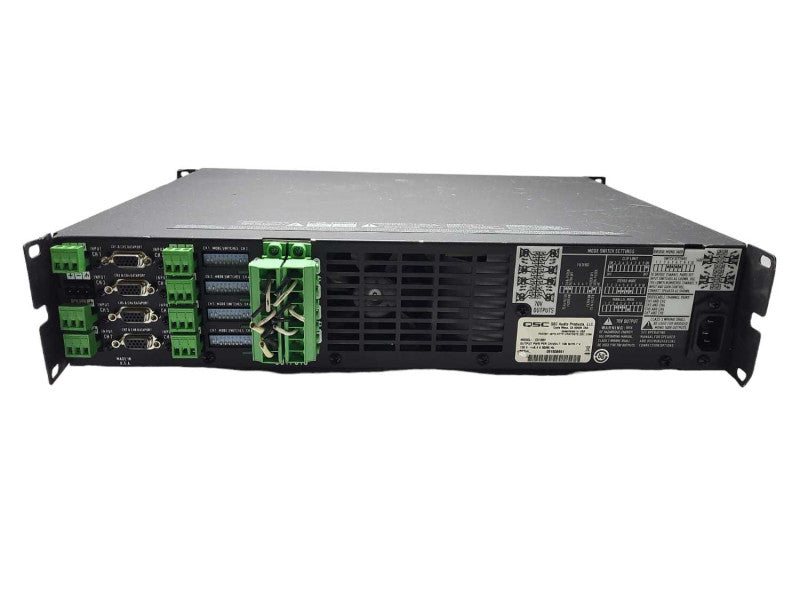 QSC CX108V Direct 70V Commercial 8 Channel Amplifier with Rack Ears READ $