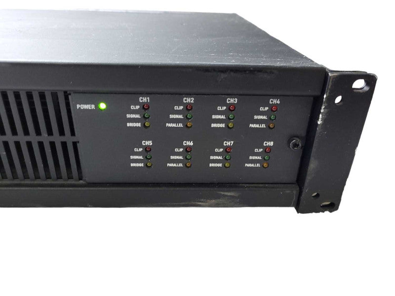 QSC CX108V Direct 70V Commercial 8 Channel Amplifier with Rack Ears READ $