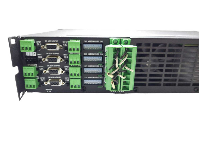 QSC CX108V Direct 70V Commercial 8 Channel Amplifier with Rack Ears READ $