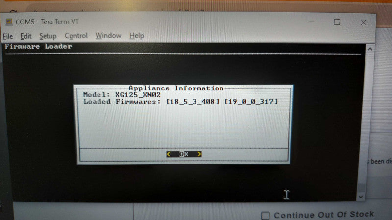 Sophos XG 125 8 Port Network Security/Firewall Appliance, READ #