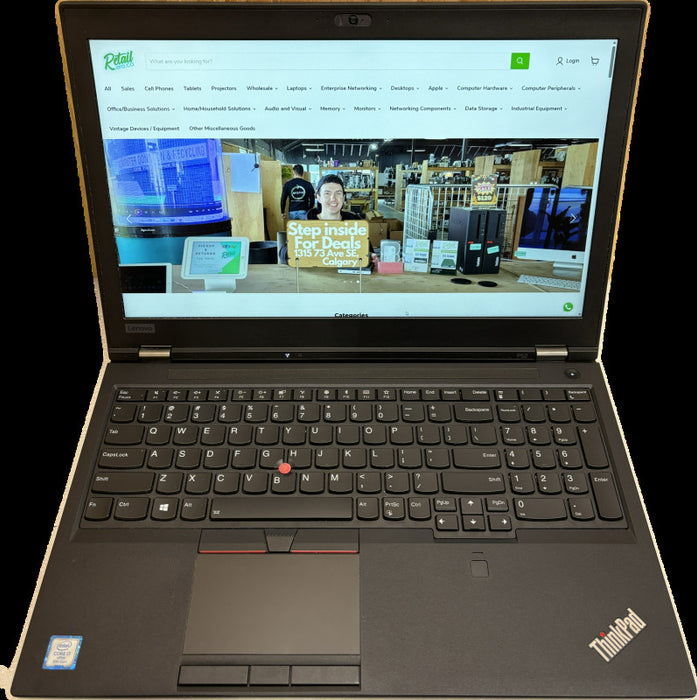 Lenovo ThinkPad P52 Core i7-8850H@2.6GHz QUADRO P2000 4GB GPU 32GB RAM 512SSD