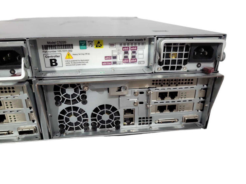 Nimble Storage CS220 3U 16Bay System Array 2x Controllers No HDD/Caddy !
