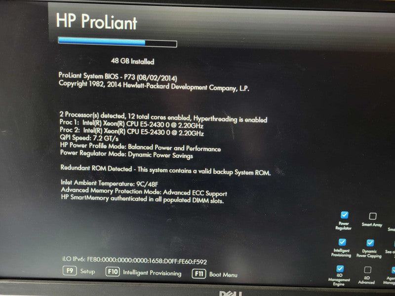 HP ProLiant DL380e Gen8 2x E5-2430 0 @ 2.2GHz 48GB ECC DDR3 P120i 3.5\\" $