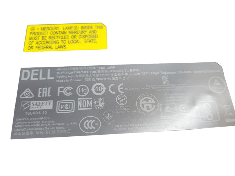 Dell 1550 DLP Projector &