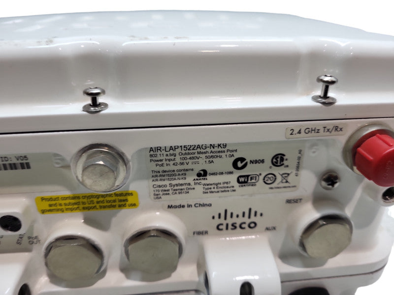 Cisco AIR-LAP1522AG-N-K9 1552AG 802.11a,b/g Aironet Outdoor Wireless AP &