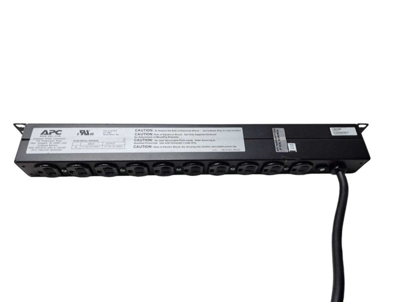 APC AP9563 Basic PDU 1U 20A 120V (10) 5-20 5-20P - Rack Mount )