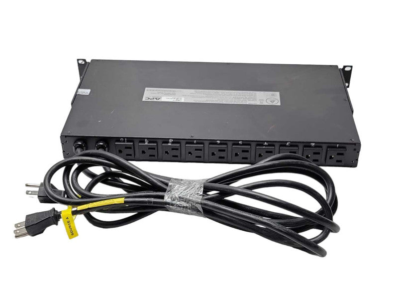 APC AP7750A 10-Outlet Rack Mount Automatic Transfer Switch _