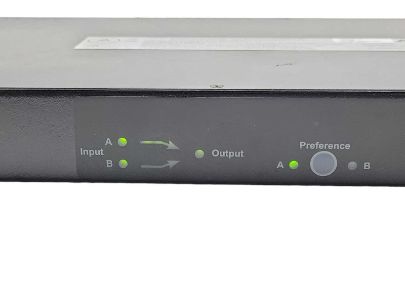APC AP7750A 10-Outlet Rack Mount Automatic Transfer Switch _