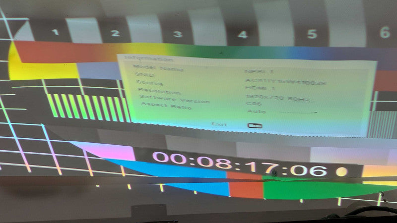 Nureva NPSi-1 Projector Home Theatre 3000 ANSI Full HD 1080p HDMI  - READ #