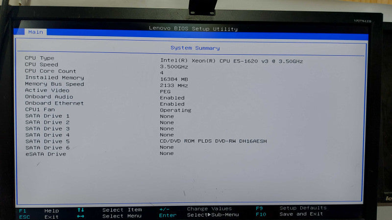 Lenovo P500 Xeon e5-1620 V3 @ 3.50ghz / 16gb ram / quadro K2200 GPU #