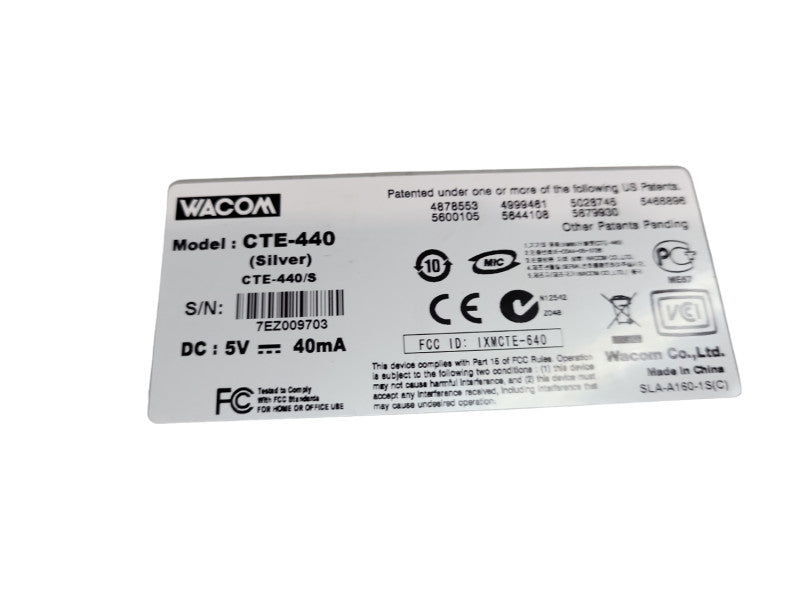 Wacom CTE-440 Graphic Tablet & Stylus  &
