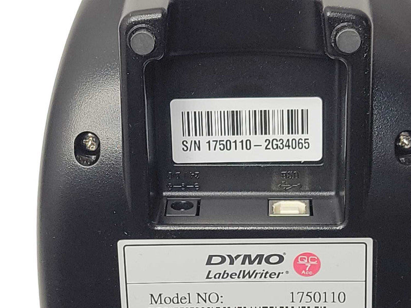 Dymo LabelWriter 450 Thermal Label Printer Model 1750110, read Q_