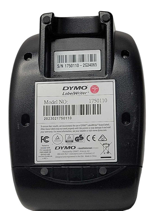 Dymo LabelWriter 450 Thermal Label Printer Model 1750110, read Q_