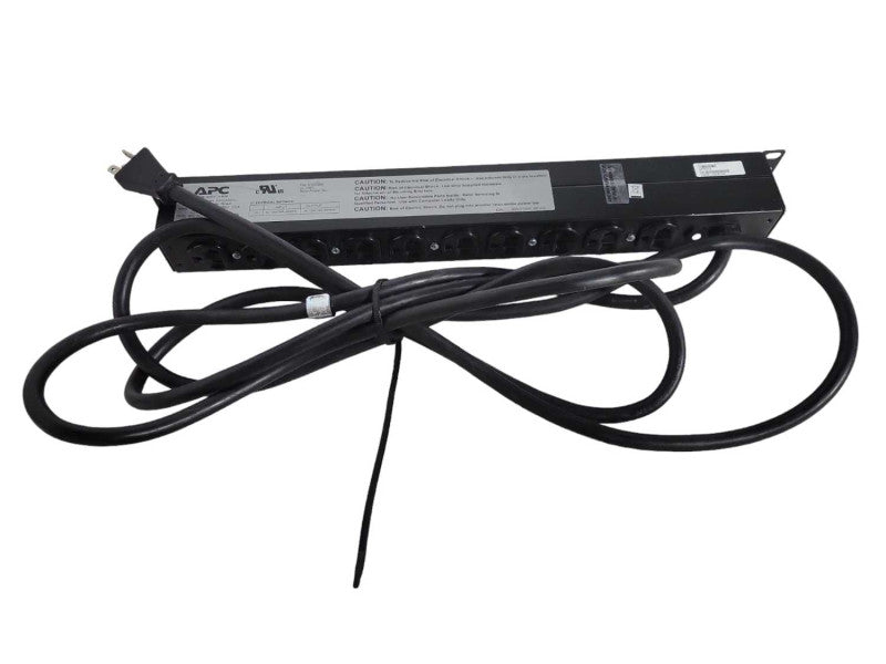 APC AP9563 Basic PDU 1U 20A 120V (10) 5-20 5-20P - Rack Mount !