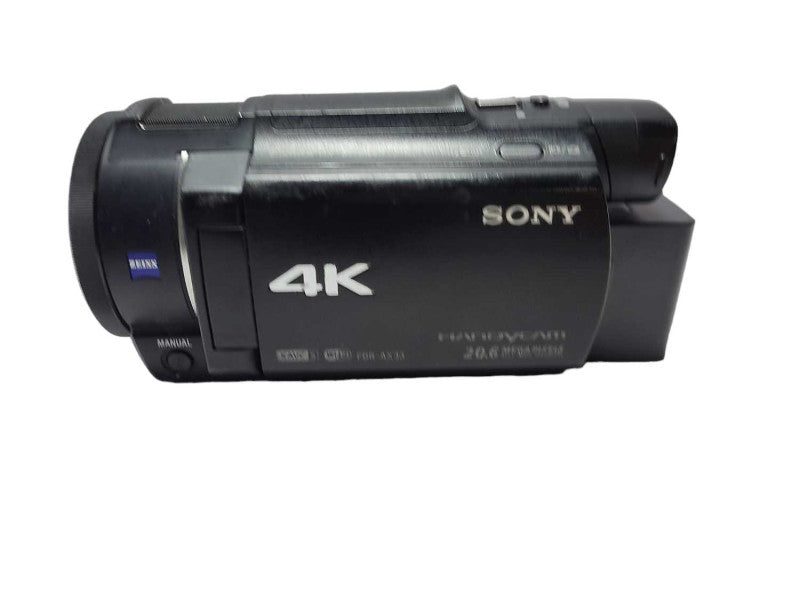 Sony Handycam FDR-AX33 4K 20.6 MP 10x Optical Zoom Camcorder READ $