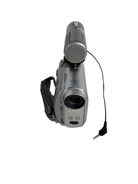 Sony DCR-HC20 Handycam Mini DV Camcorder Video Camera Charger Cables Sony Electret Condenser Microphone ECM-MSD1 !