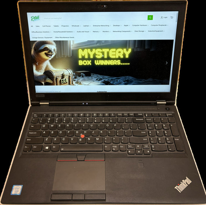 Lenovo ThinkPad P52 XEON E-2176M@2.7GHz QUADRO P2000 4GB GPU 32GB DDR4 512SSD