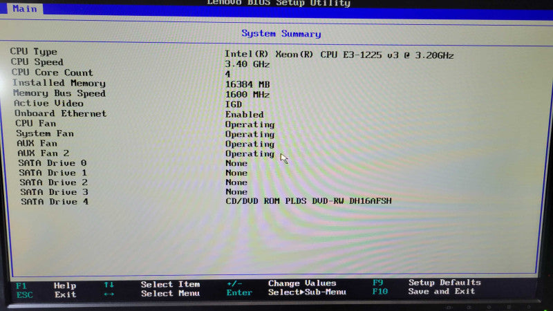 Lenovo ThinkServer TS440 - Xeon E3-1225 v3 | 16GB RAM | MegaRAID SAS 9240-8i %