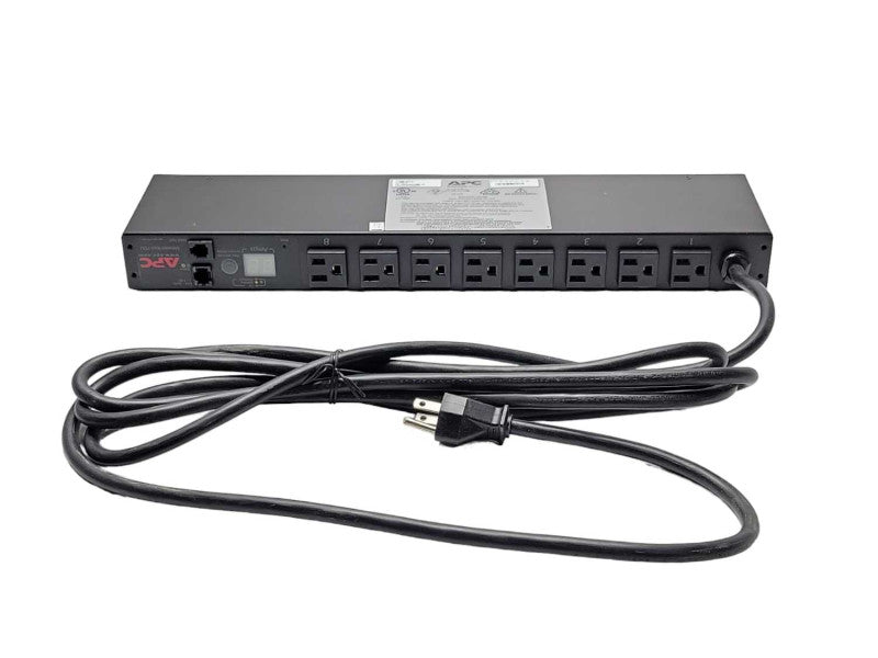 APC AP7800 Metered 1U PDU 12A 100/120V Power Distribution unit _