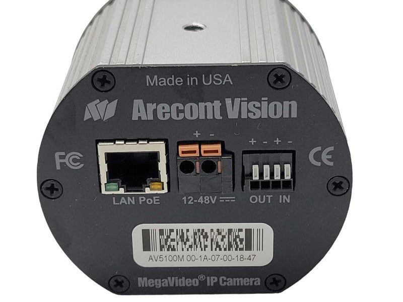 Arecont Vision AV5100M Mega video IP Camera Sensor only, No Lens, READ _