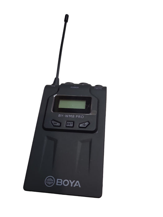 BOYA BY-WM8 Pro K2 UHF Dual-Channel Wireless Microphone System Transmitter  &