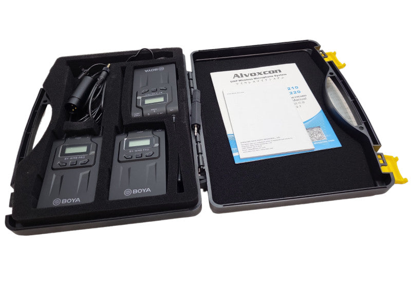 BOYA BY-WM8 Pro K2 UHF Dual-Channel Wireless Microphone System Transmitter  &