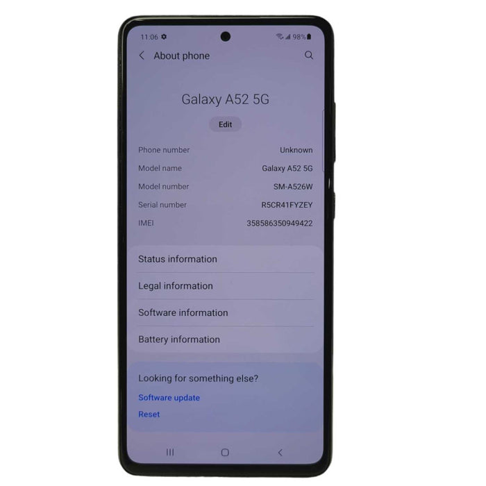 Samsung Galaxy A52 5G SM-A526W 128GB UNLOCKED  -