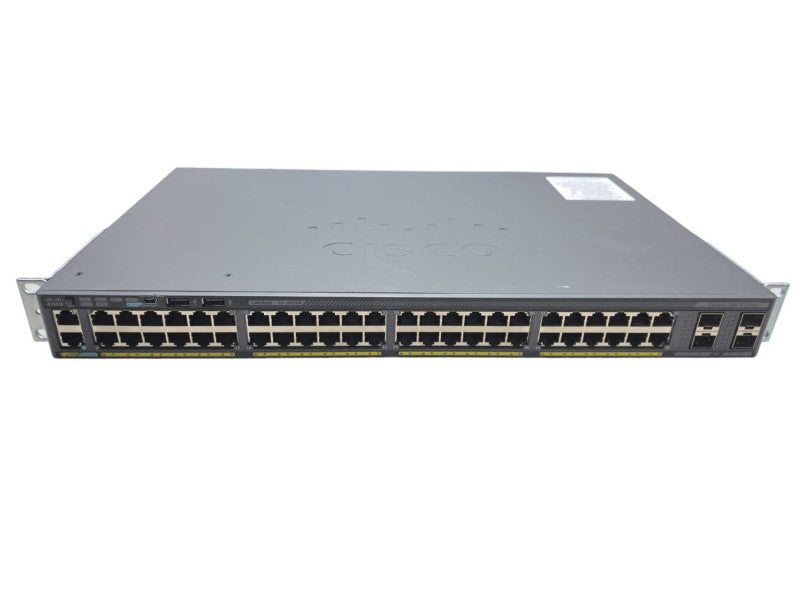 Cisco WS-C2960X-48TS-L 48-Port Gigabit Managed Switch | Factory Reset )
