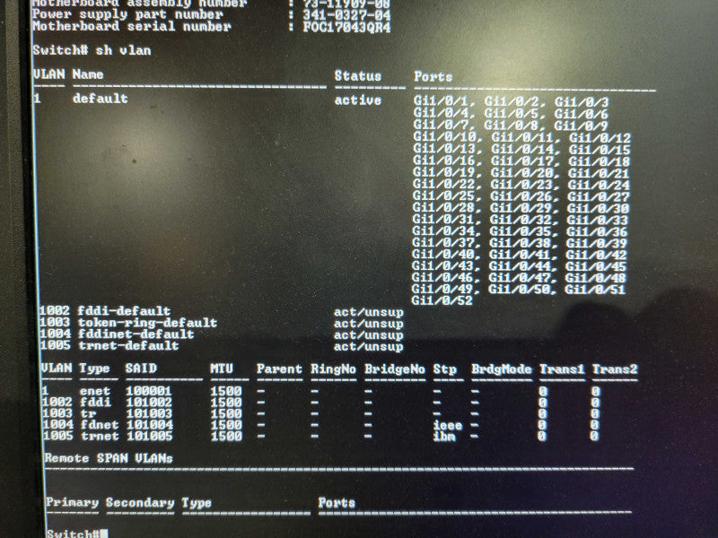 Cisco Catalyst 2960S WS-C2960S-48TS-L 48-Port Gigabit Managed Switch !