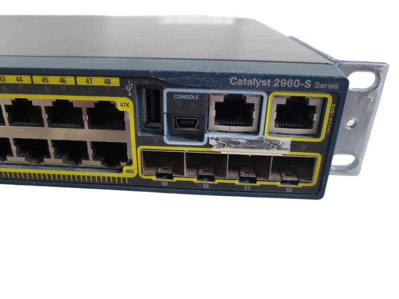 Cisco Catalyst 2960S WS-C2960S-48TS-L 48-Port Gigabit Managed Switch !