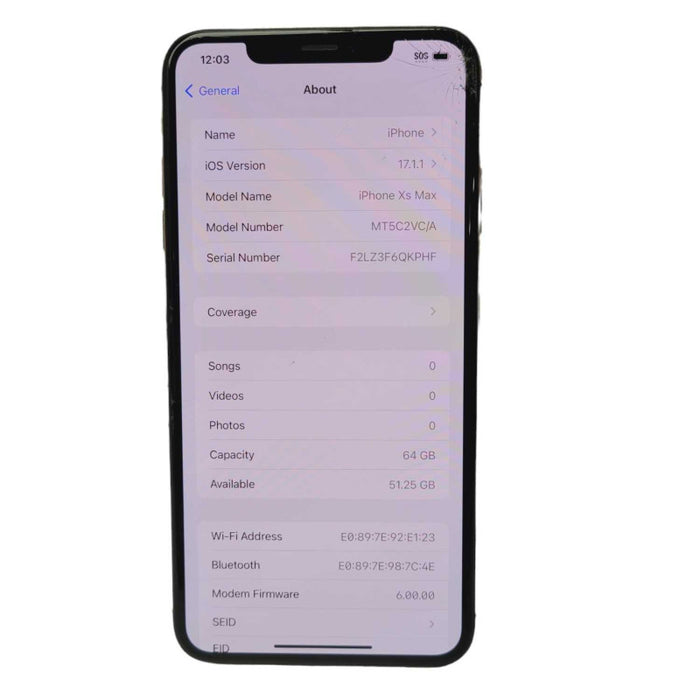 Apple iPhone Xs MAX Gold 64GB UNLOCKED Plz READ  -