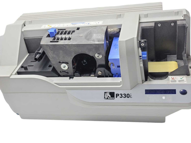 Zebra P330i Full Color ID Card Thermal Desktop Printer, SEE Q_