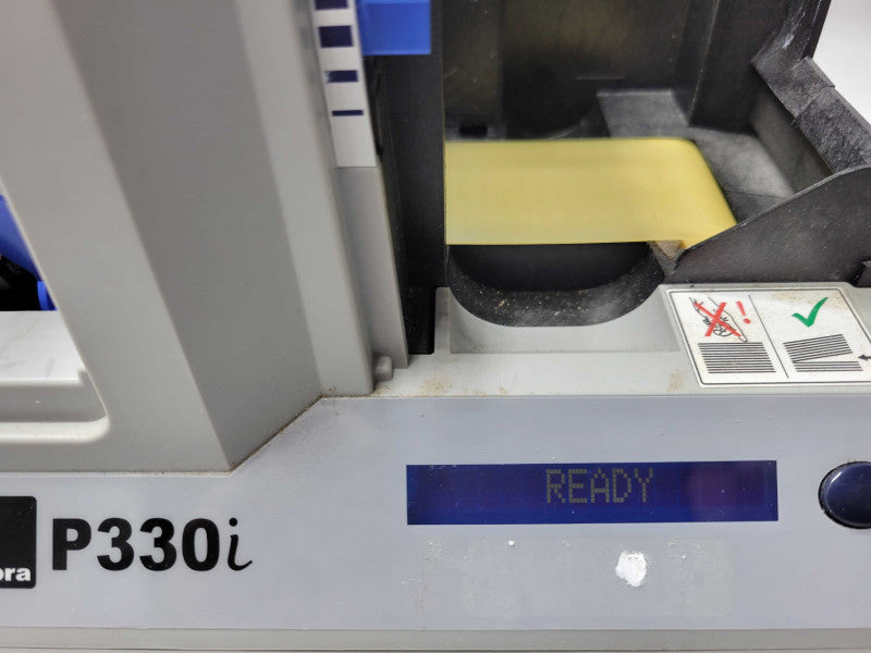 Zebra P330i Full Color ID Card Thermal Desktop Printer, SEE Q_