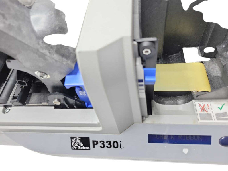 Zebra P330i Full Color ID Card Thermal Desktop Printer, SEE Q_