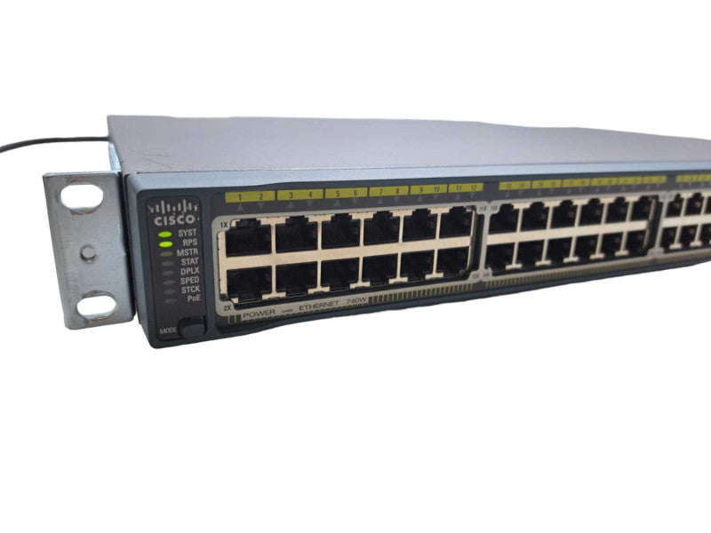 Cisco WS-C2960S-48FPS-L | 48 Port Gigabit PoE+ 740W Switch Q)