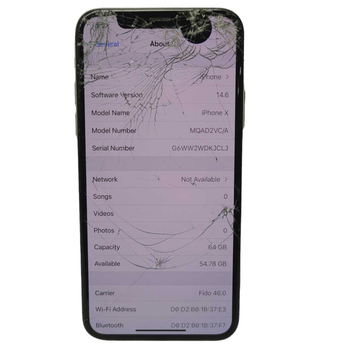 Apple iPhone X 64GB UNLOCKED Plz READ  -