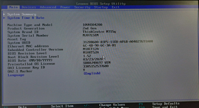 Lenovo M715q USFF | Ryzen 3 PRO 2200GE w/ Vega Graphics 16GB DDR4 128GB M.2  )