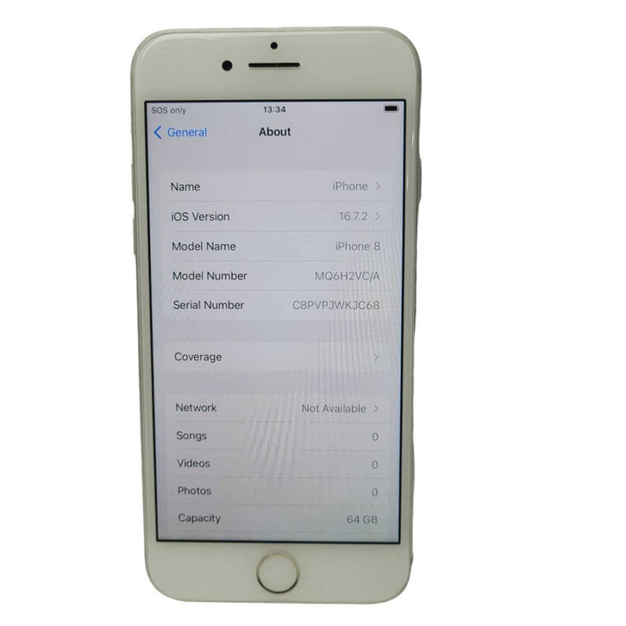 Apple iPhone 8 64GB UNLOCKED Pearl White MINT -